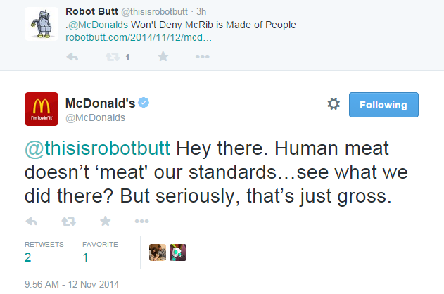 McDonalds Twitter