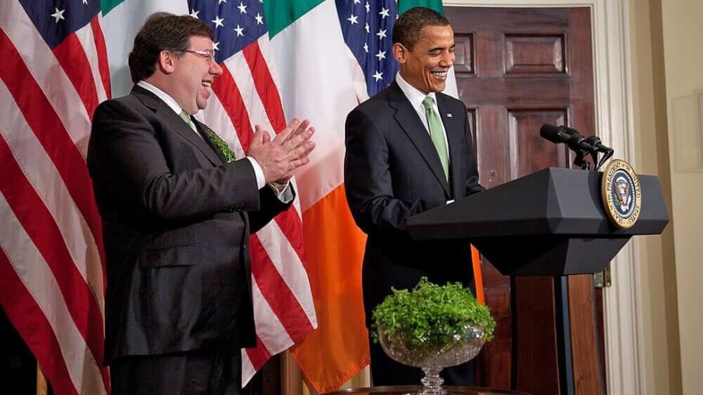 Obama St Patricks Day