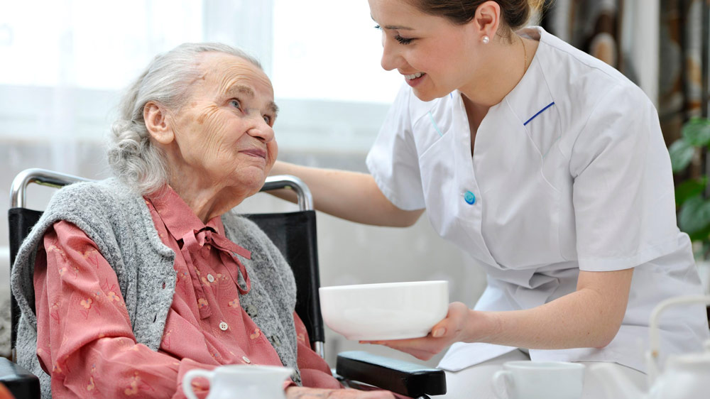 Alzheimer's Unit Resident Excited for First Day Again