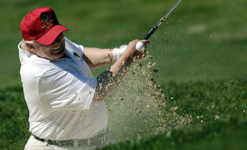 Trump Golfing