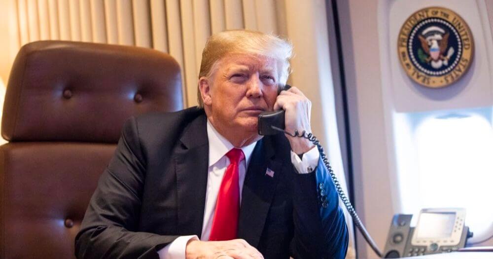 Donald Trump on Phone