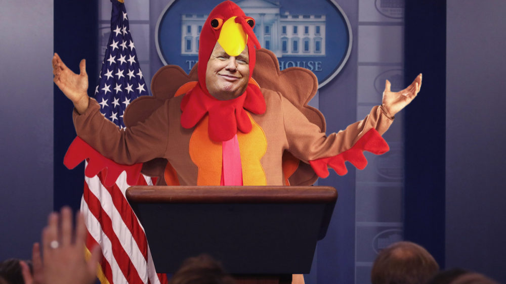 Donald Trump Turkey Costume