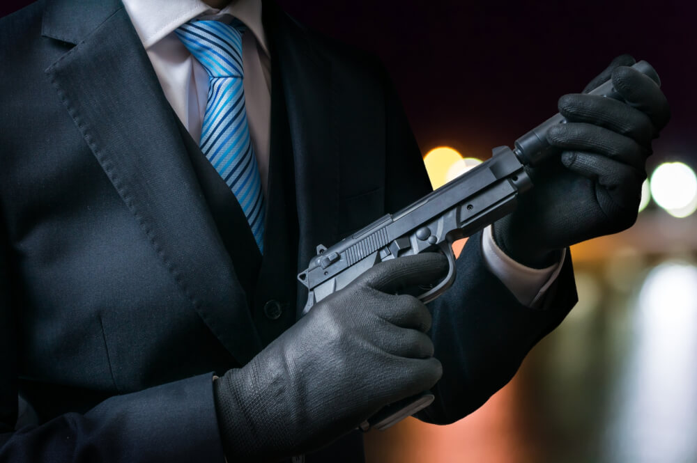 Hitman with gun