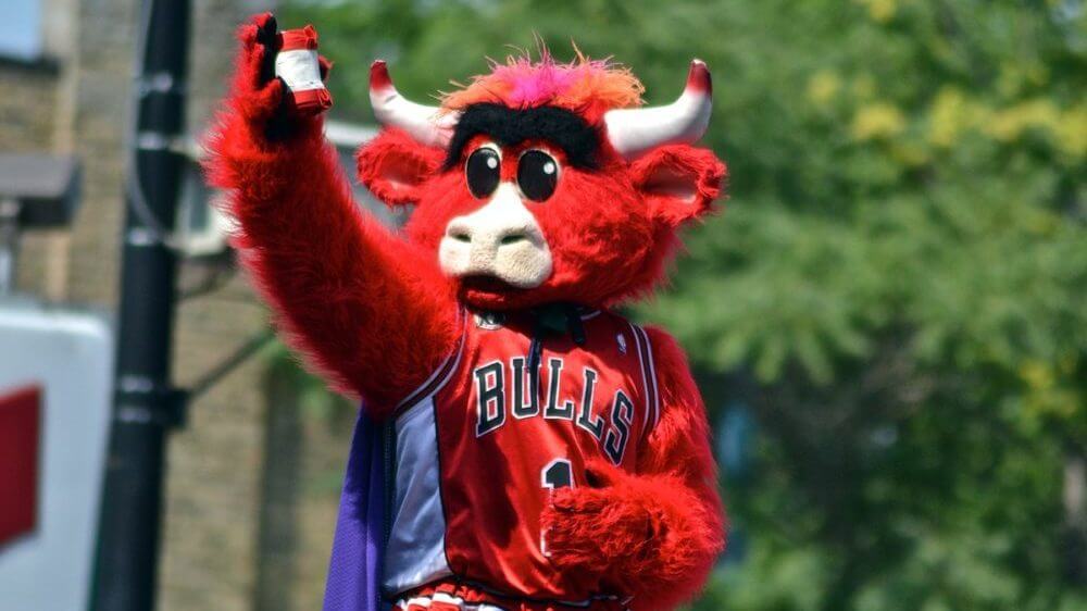 Benny the Bull Chicago Bulls Mascot