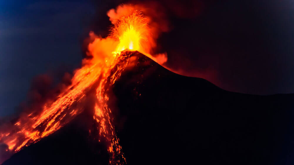 Erupting Volcano