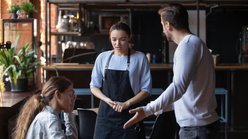 Yelling at Waitress