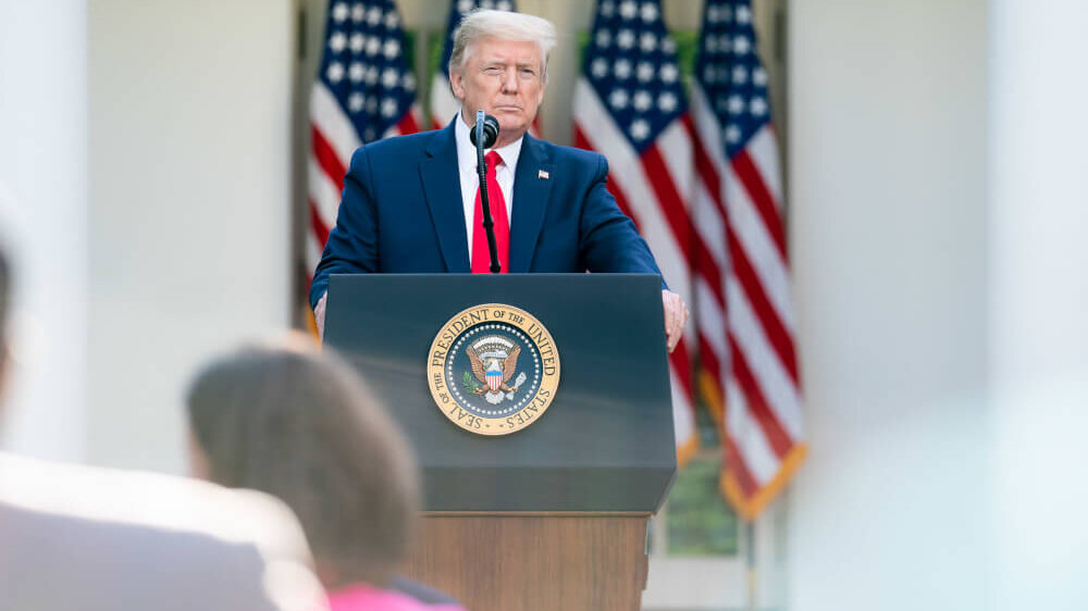 Donald Trump Podium