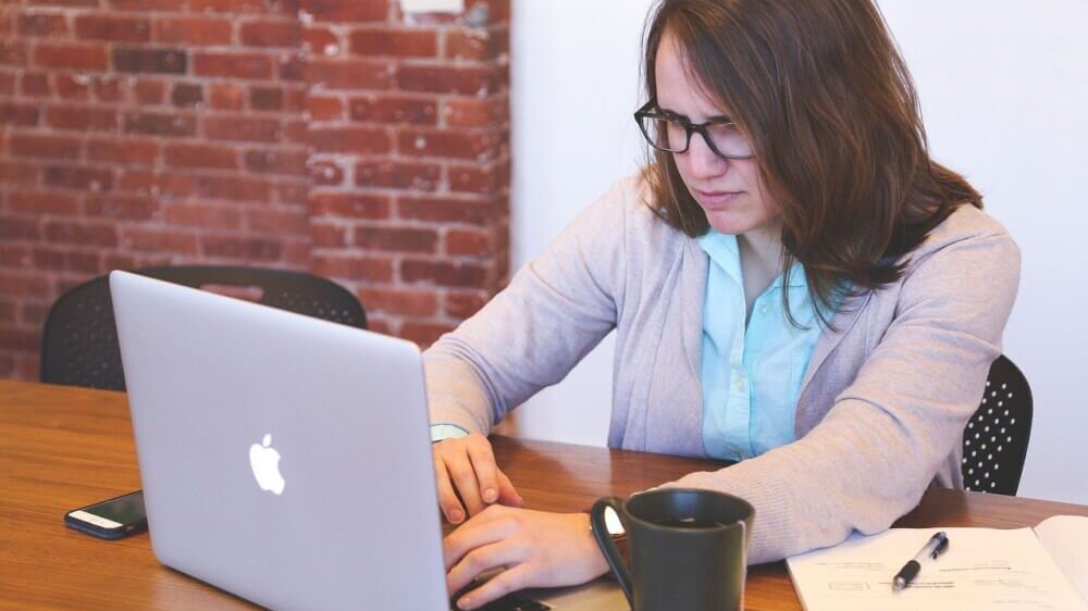 Woman at Laptop